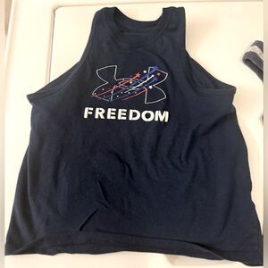 Under Armour Boys Freedom Tank Size Small (5-6)